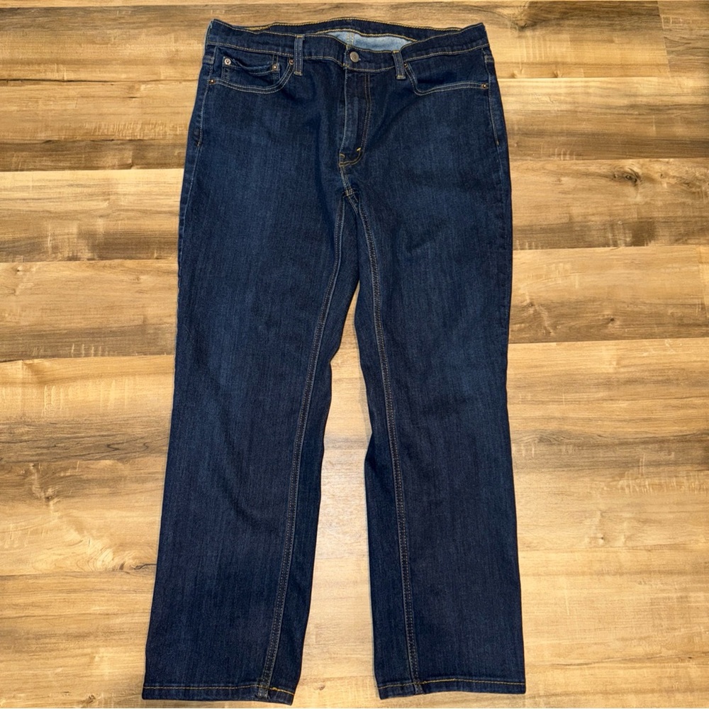Levis Jeans 541 Mens 36x32 Blue Straight Leg Dark Wash Athletic Stretch Denim